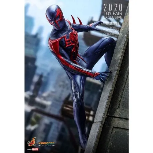 1:6 Marvel : Spider Man Video Game 2018 - Spider Man 2099 Black Suit Figure VGM42 Hot Toys 2020 Toy Fair Exclusive