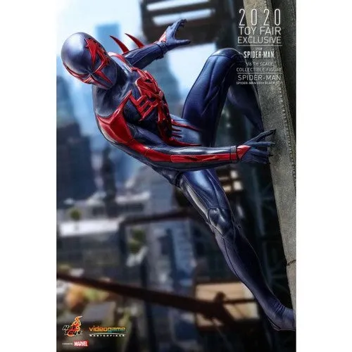 1:6 Marvel : Spider Man Video Game 2018 - Spider Man 2099 Black Suit Figure VGM42 Hot Toys 2020 Toy Fair Exclusive