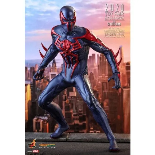 1:6 Marvel : Spider Man Video Game 2018 - Spider Man 2099 Black Suit Figure VGM42 Hot Toys 2020 Toy Fair Exclusive