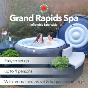 2024 Grand Rapids Inflatable 110-Jet -  3 Speed - 4-Person Hot Tub with LED Light