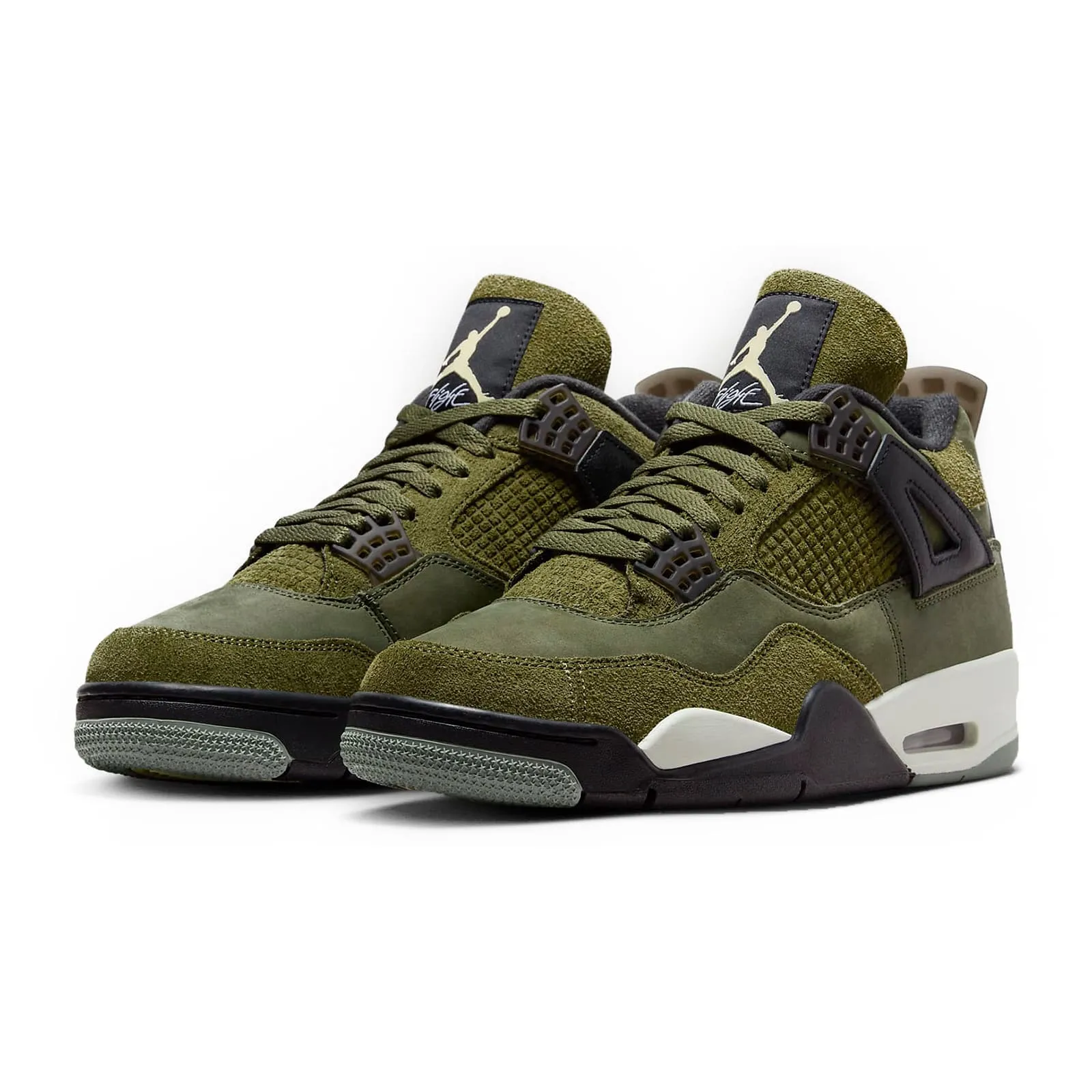 Air Jordan 4 (GS), Retro SE Craft Olive