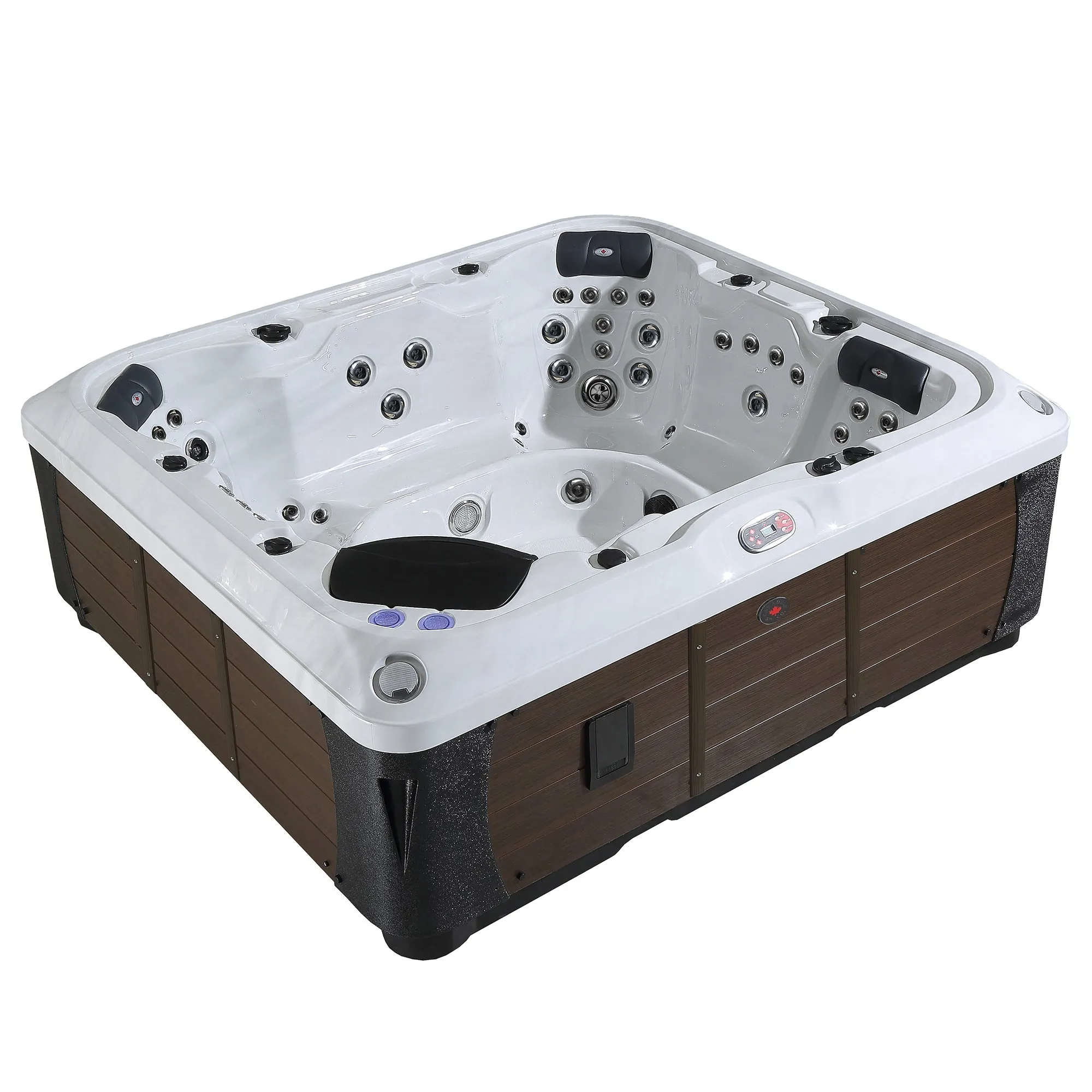 Alberta AI Hot Tub | 6-Person 57-Jet | 240 x 216 cm