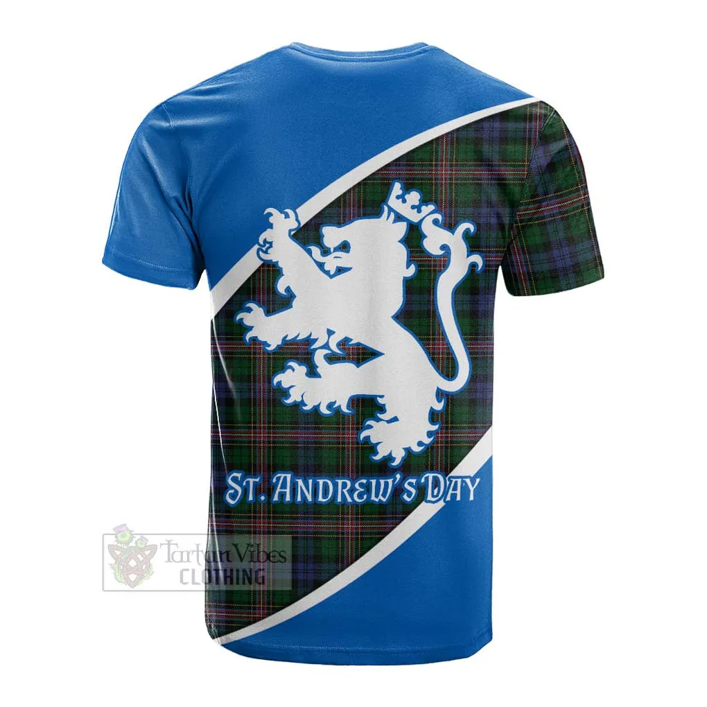 Allison Family Crest Tartan Cotton T-shirt Celebrate Saint Andrew's Day in Style