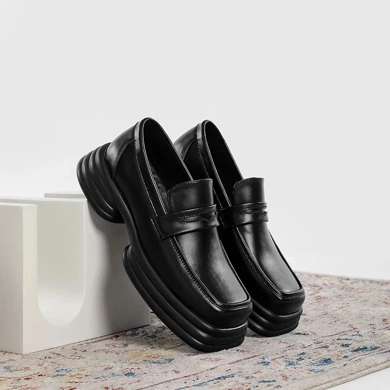 Amozae- Square Toe Loafers