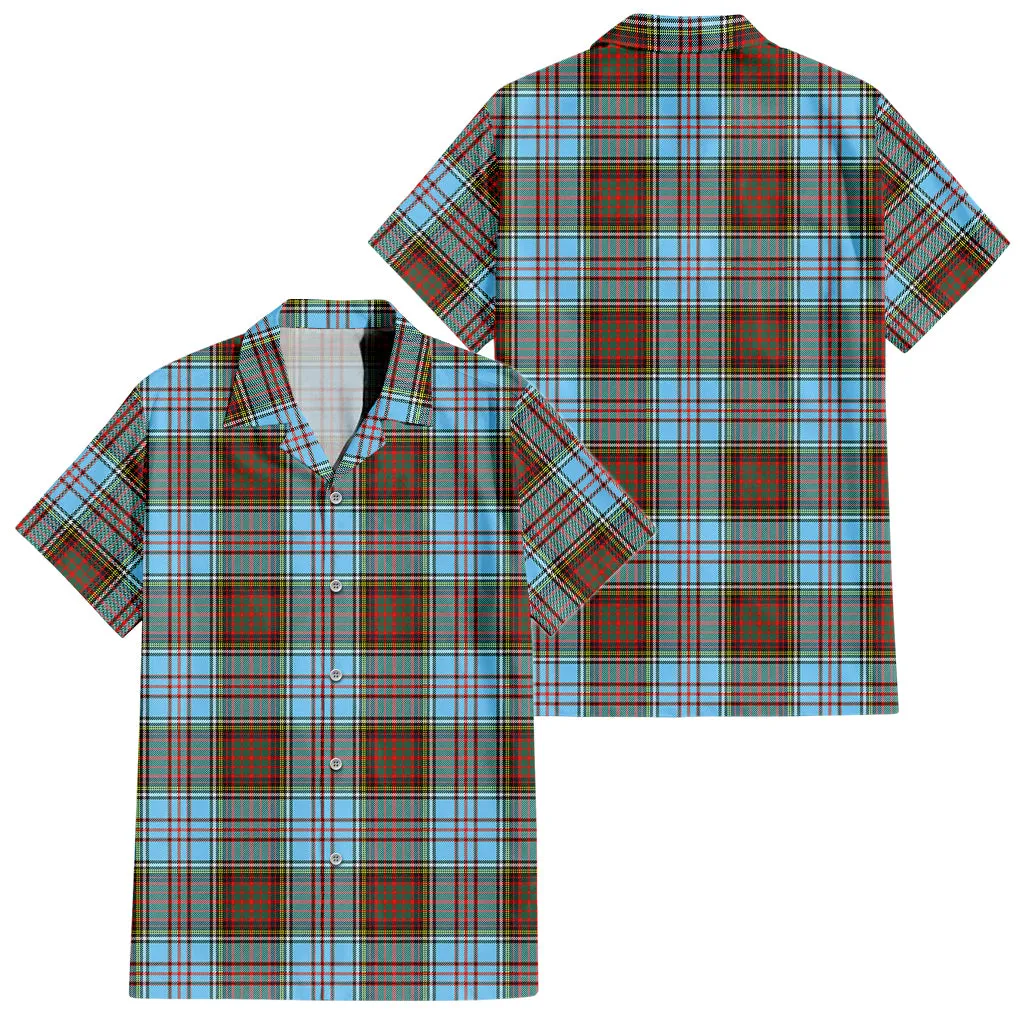 Anderson Ancient Tartan Short Sleeve Button Down Shirt