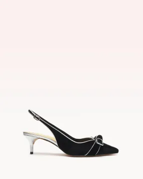 Angelita Slingback Velvet Pump