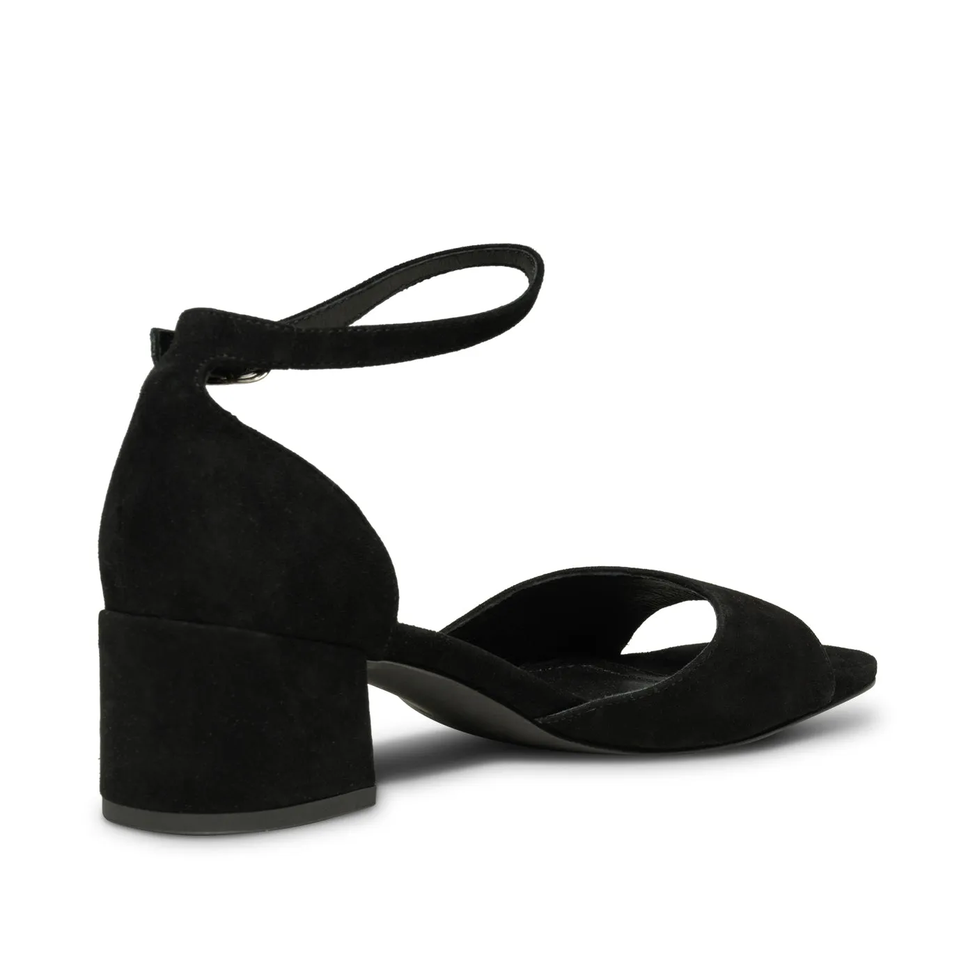 Anni sandal ruskind - BLACK