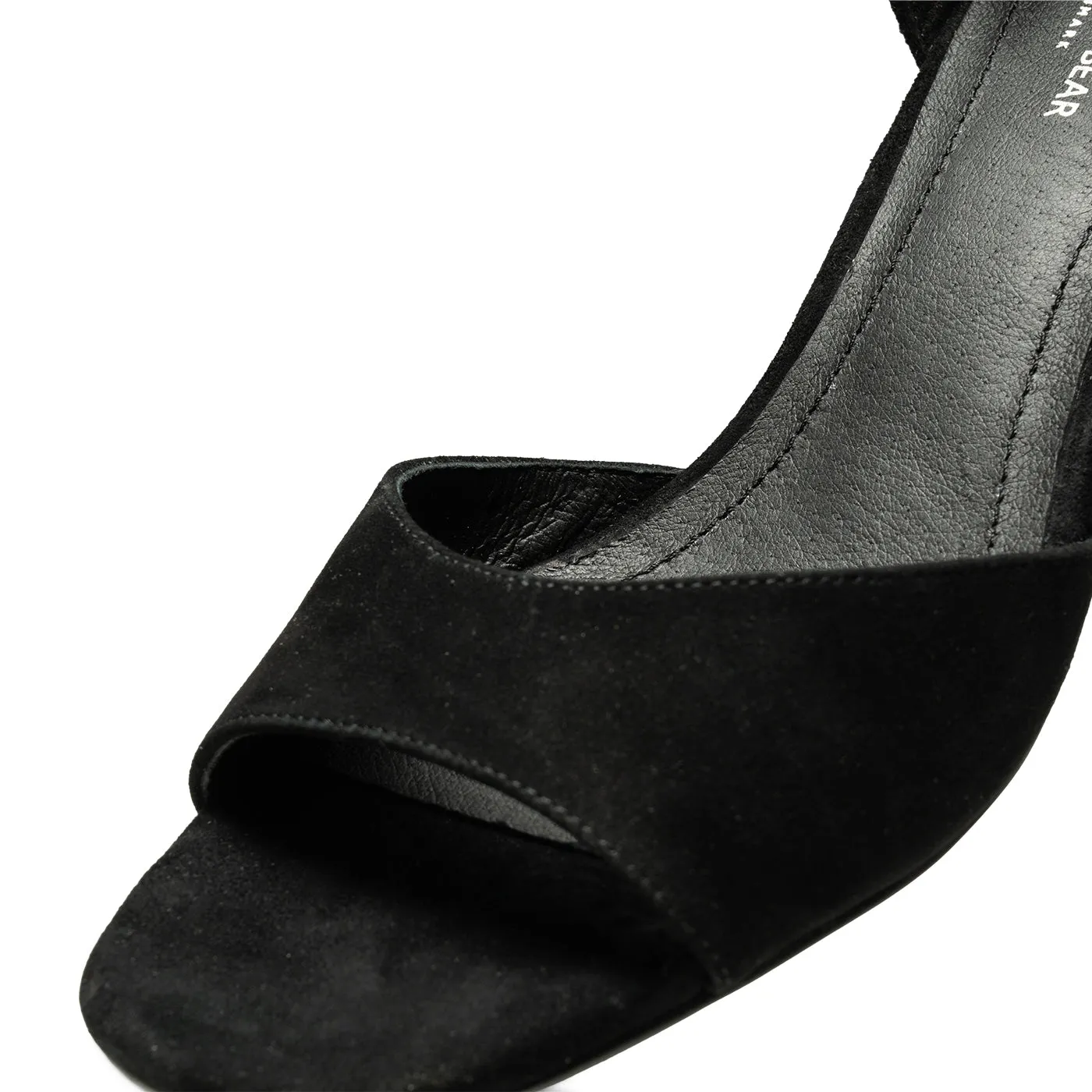 Anni sandal ruskind - BLACK