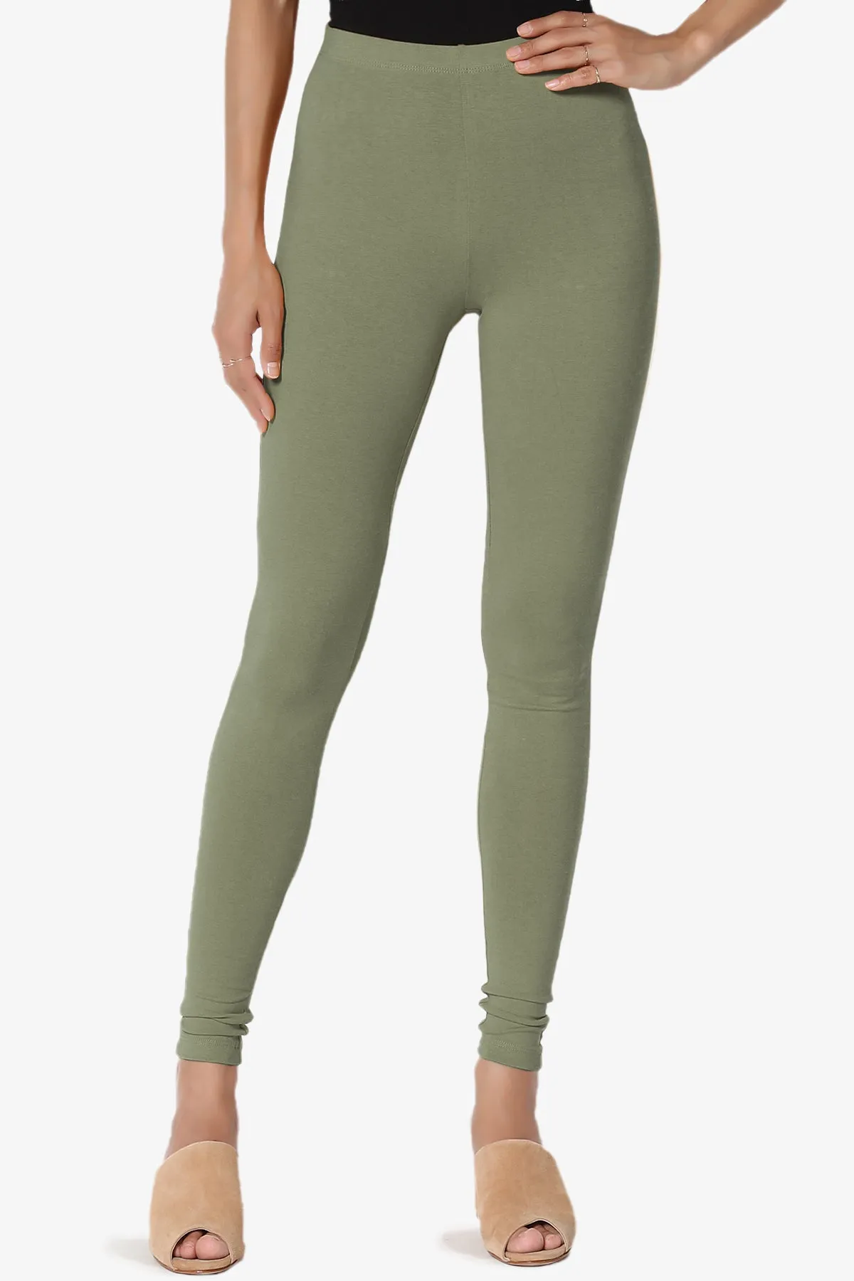 Ansley Luxe Cotton Ankle Leggings