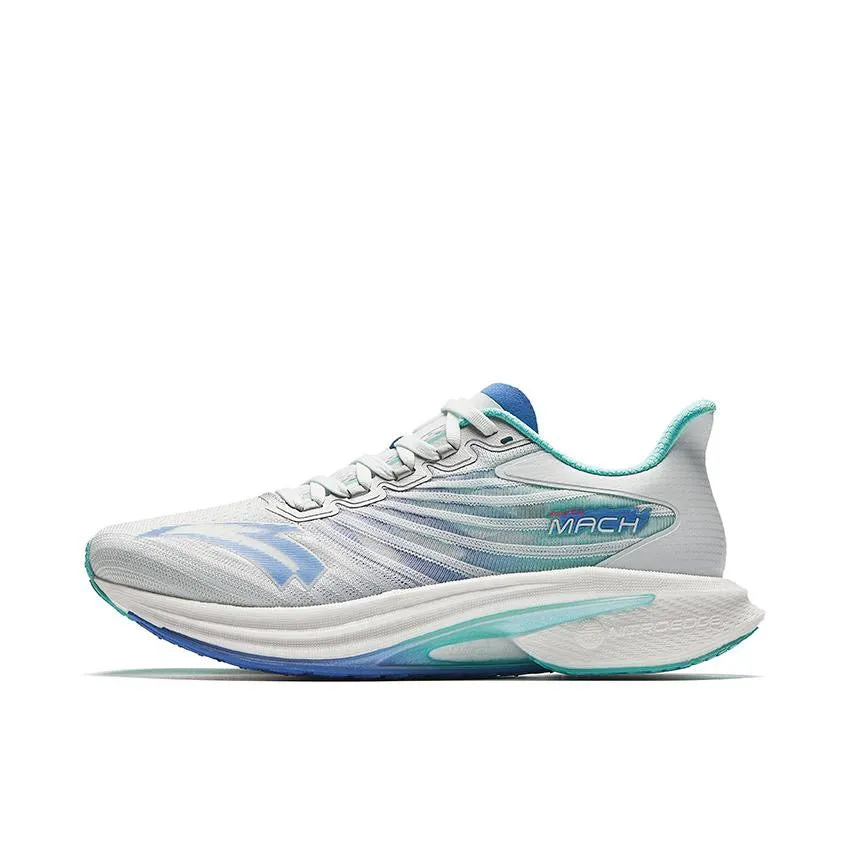 Anta Mach 4.0 Racing Running Shoes - White/Blue