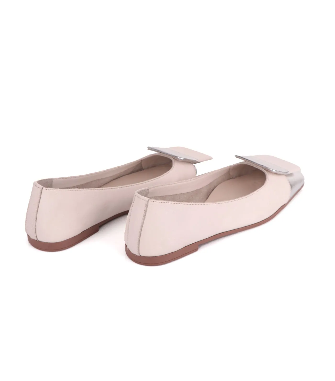 Ballet Flats Met Egenog Marshmellow