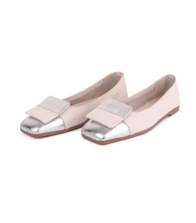 Ballet Flats Met Egenog Marshmellow