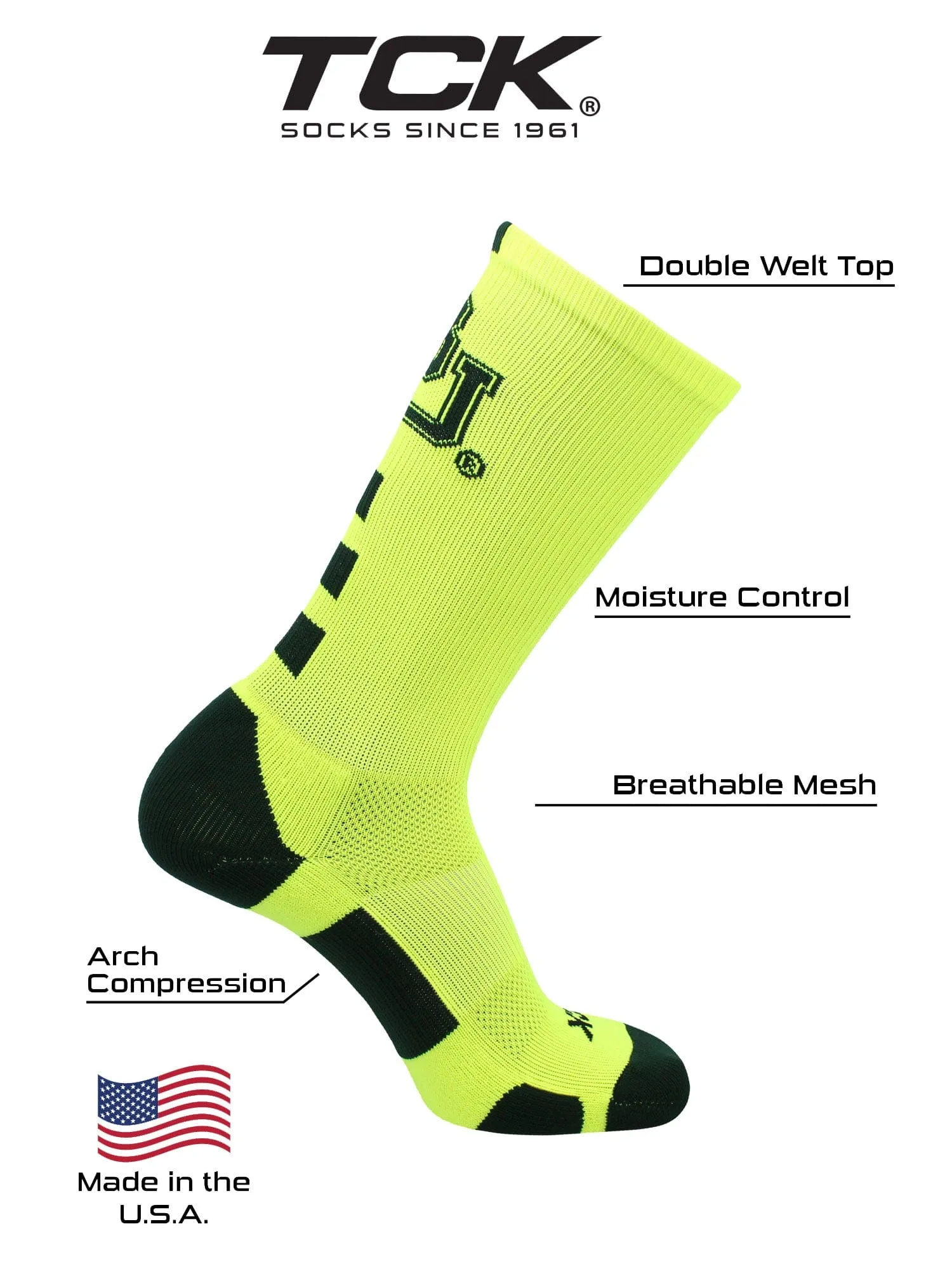 Baylor Bears Socks Baseline Crew