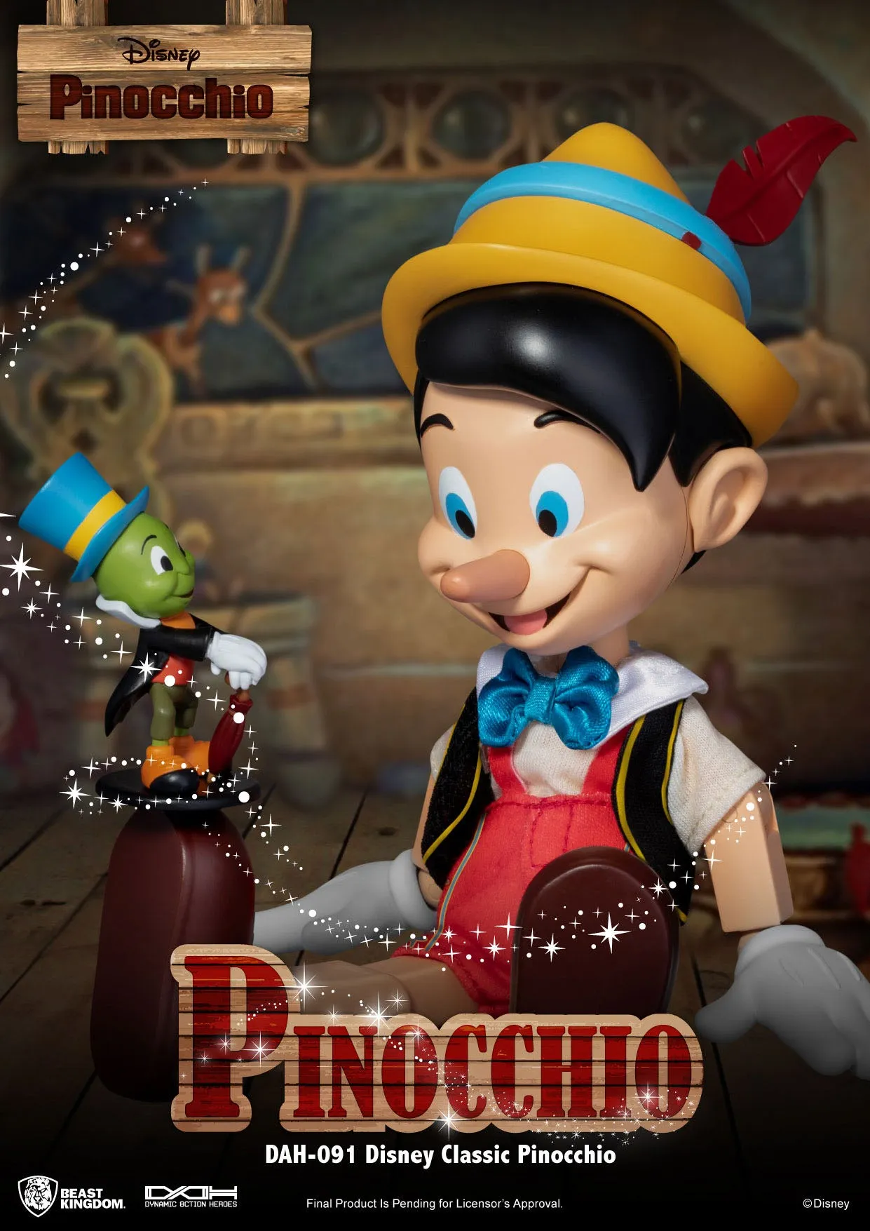 Beast Kingdom Disney Classic Pinocchio Dynamic 8ction Heroes 1/9 Action Figure