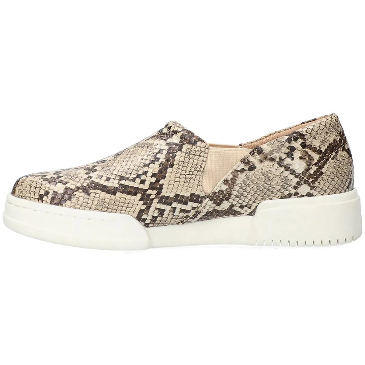 Bella Vita Womens Maribel  Performance Snake Print Slip-On Sneakers