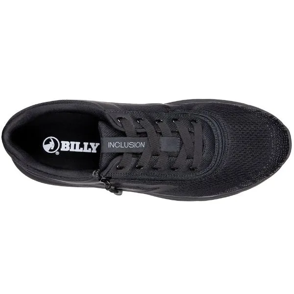 BILLY Men's Black to the Floor Sport Inclusion Athletic Sneakers (EasyOn)