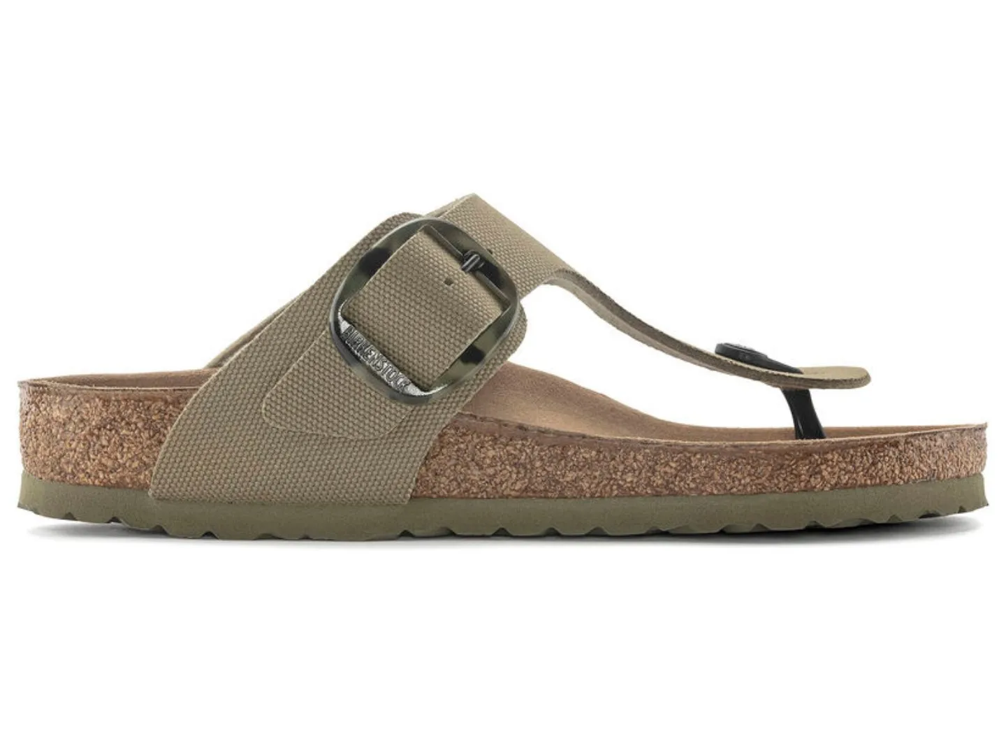 Birkenstock: Gizeh Big Buckle Faded Khaki