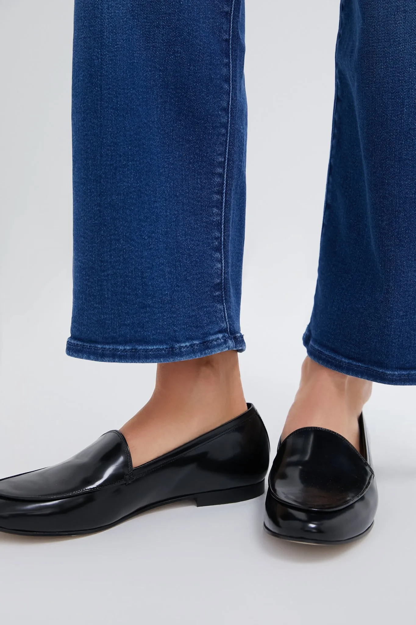 Black Leather Rowan Loafers