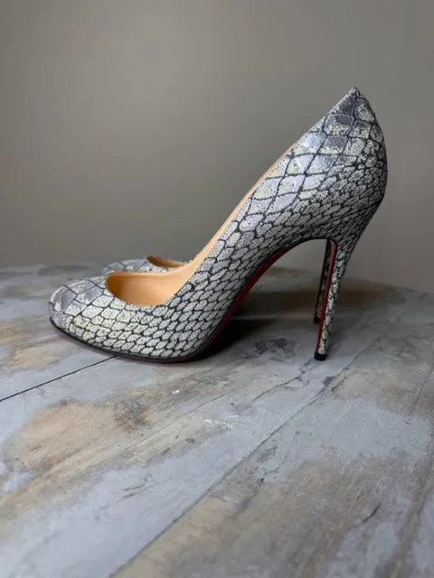 Brand New Christian Louboutin Fifi Lurex 39