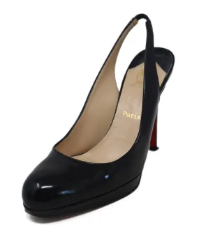 Christian Louboutin Black Patent Leather Heels sz 8.5