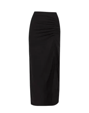 Clara Long Skirt - Black