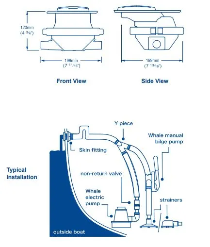 COMPAC 50 LOW PROFILE UNDERDECK PUMP