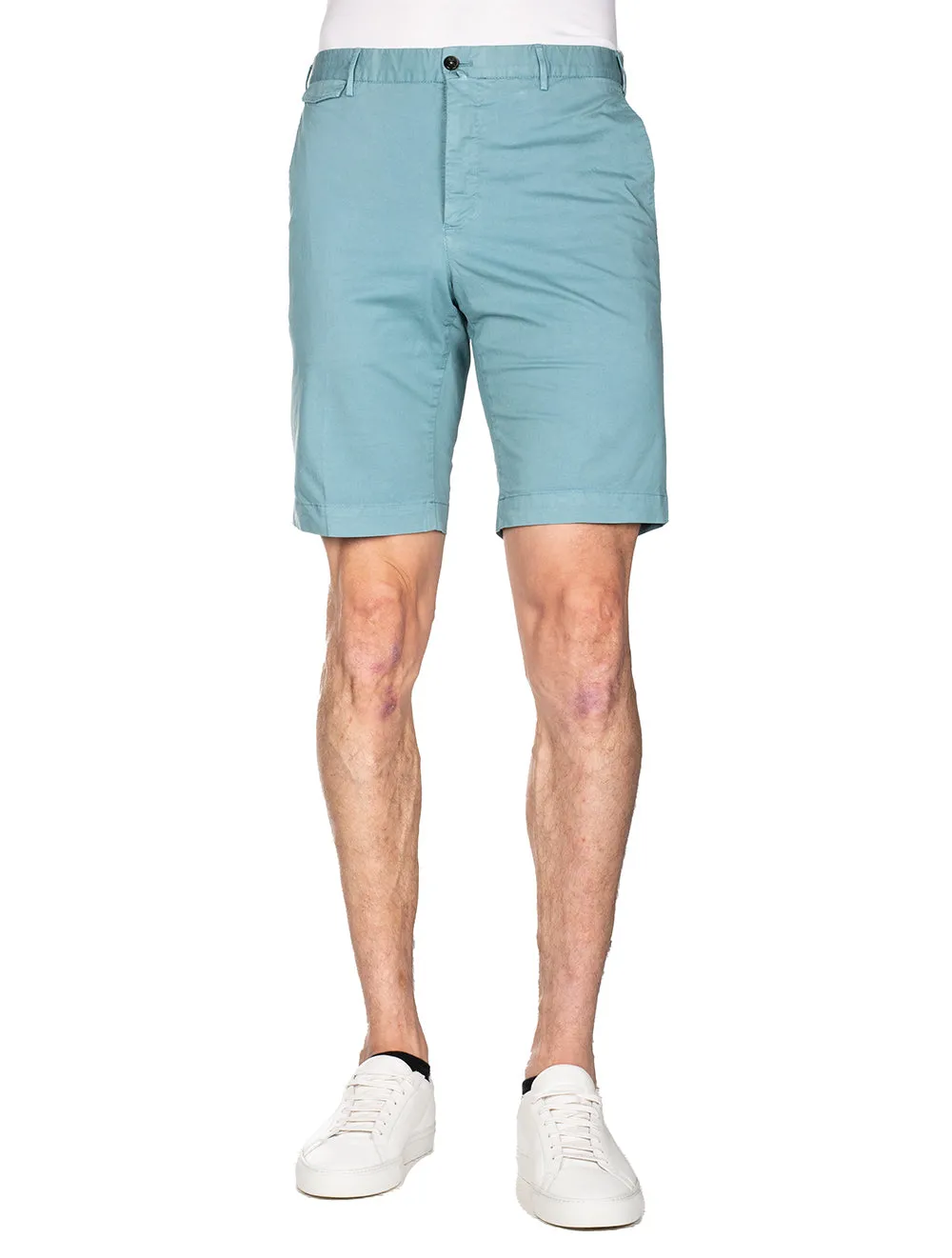 Cotton Shorts Duck Egg Green