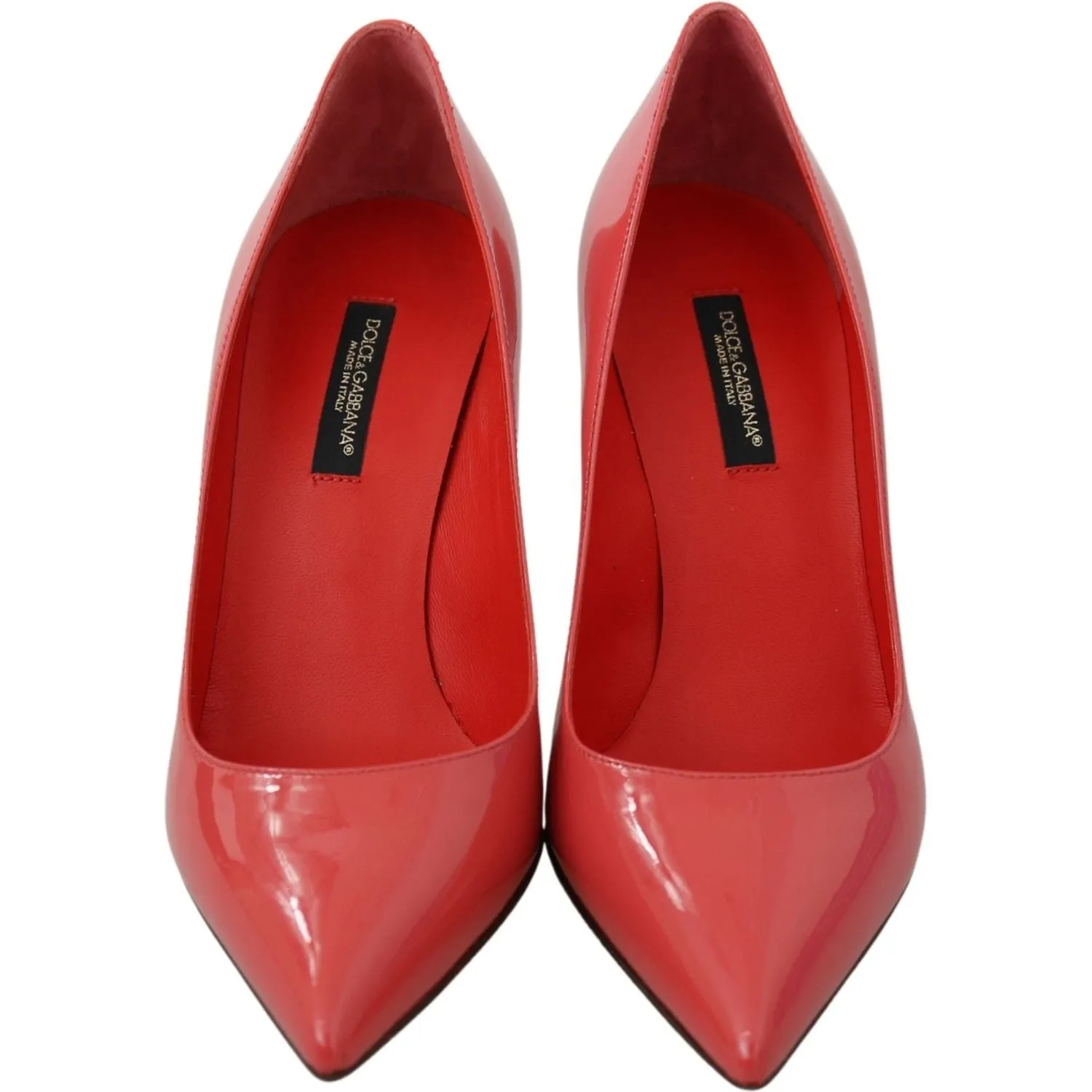 Dolce & Gabbana Elegant Dark Pink Patent Leather Pumps