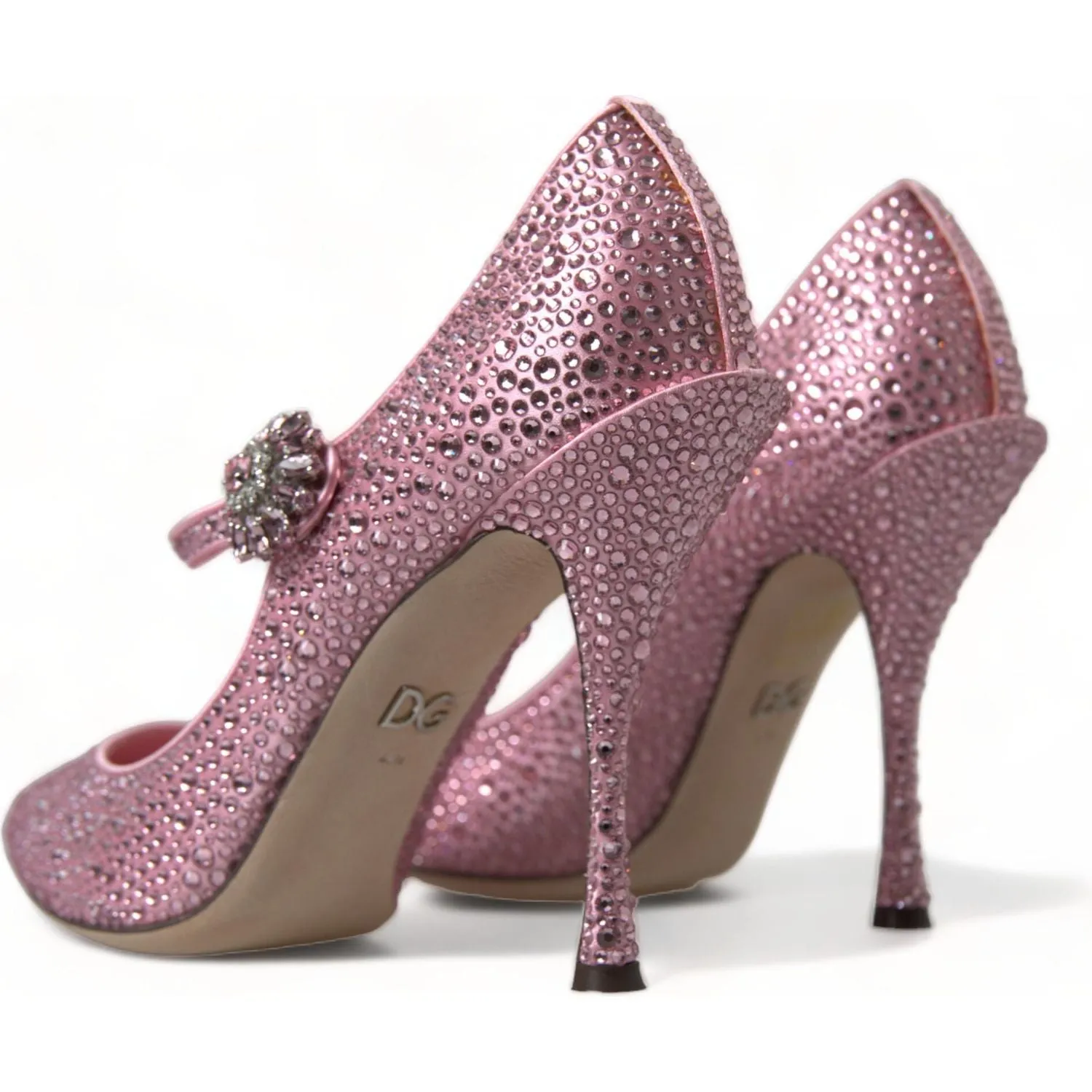 Dolce & Gabbana Enchanting Pink Crystal Pumps