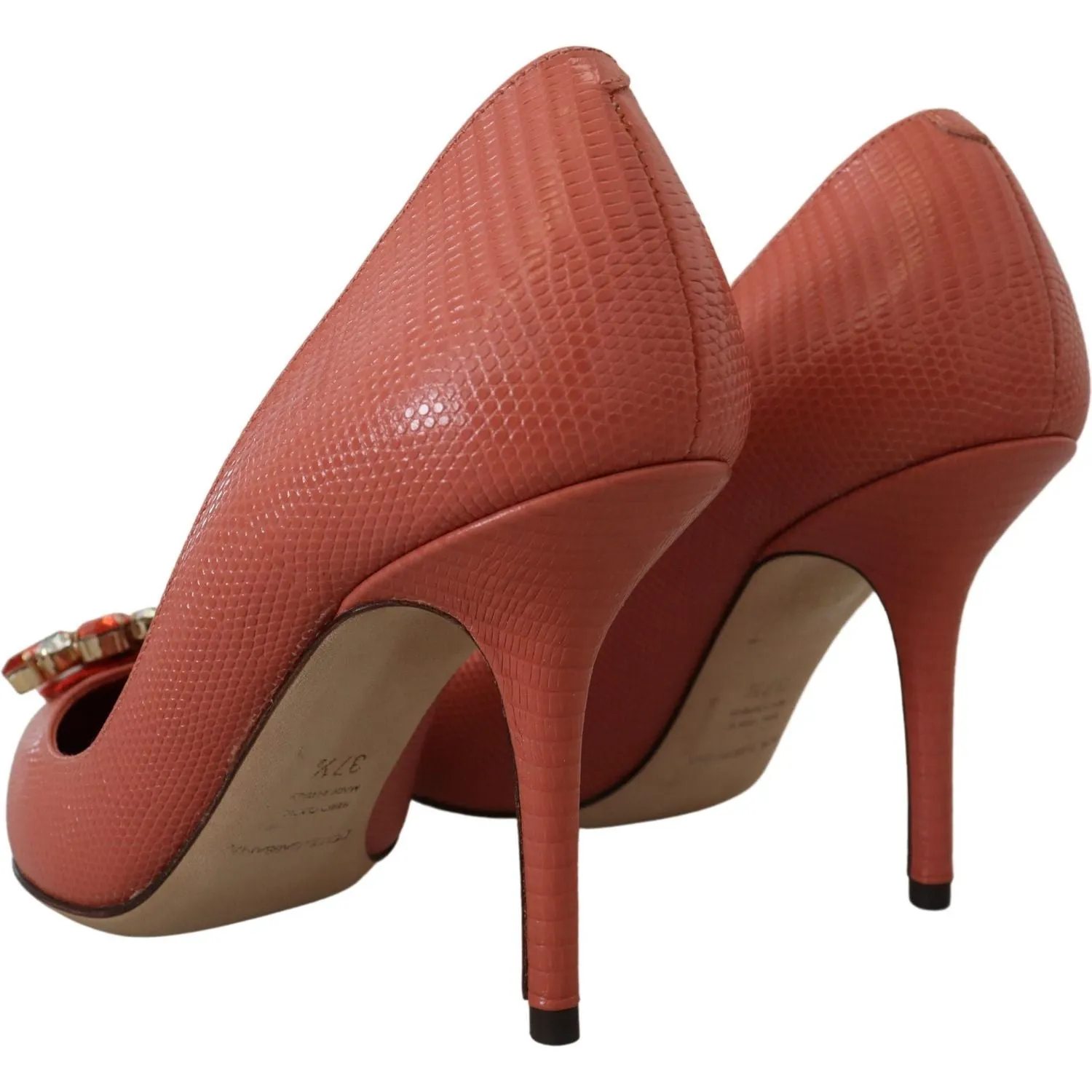 Dolce & Gabbana Exotic Leather Heels Pumps in Pink