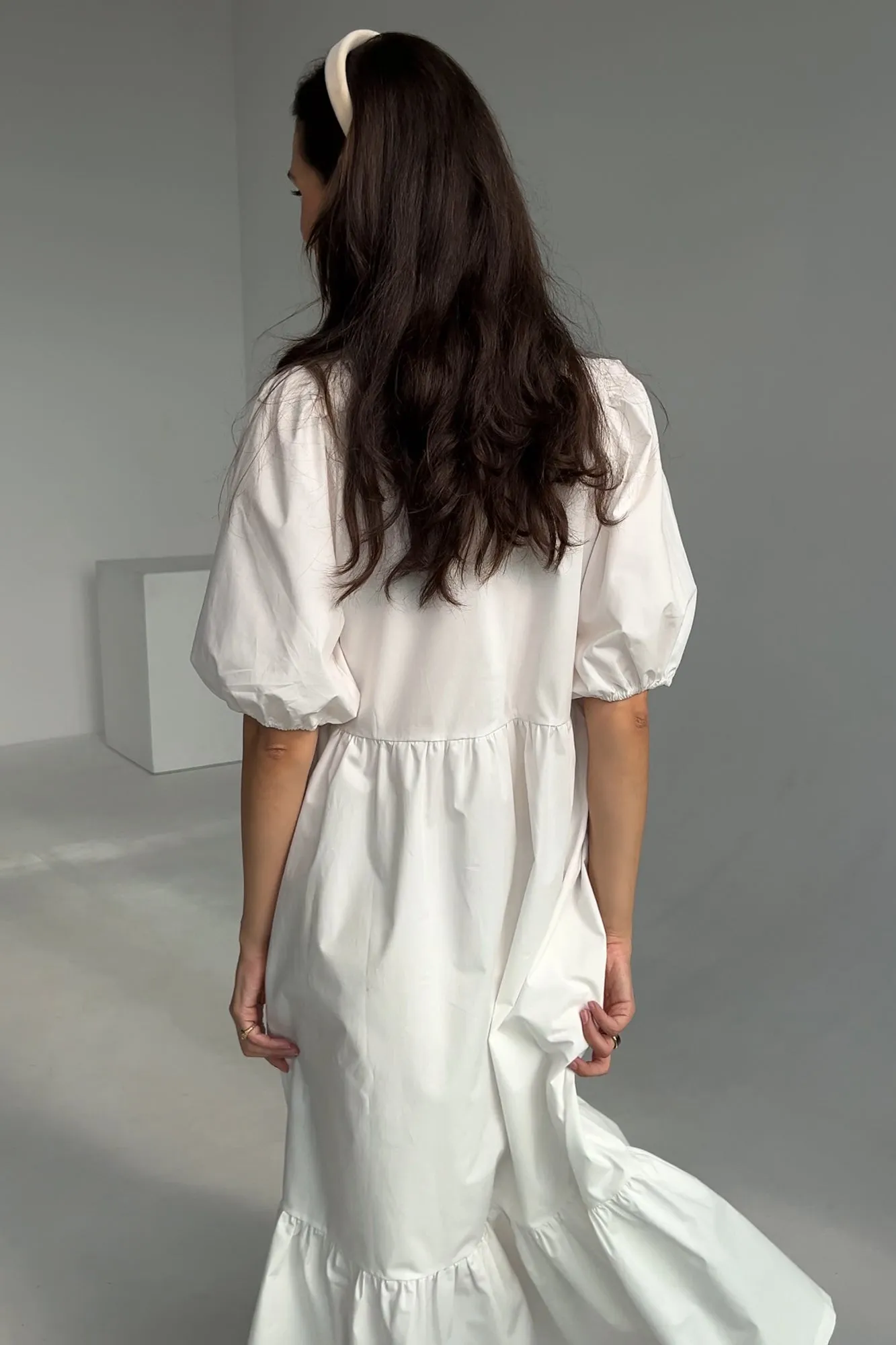 Dress in organic cotton / 03 / 22 / cream white