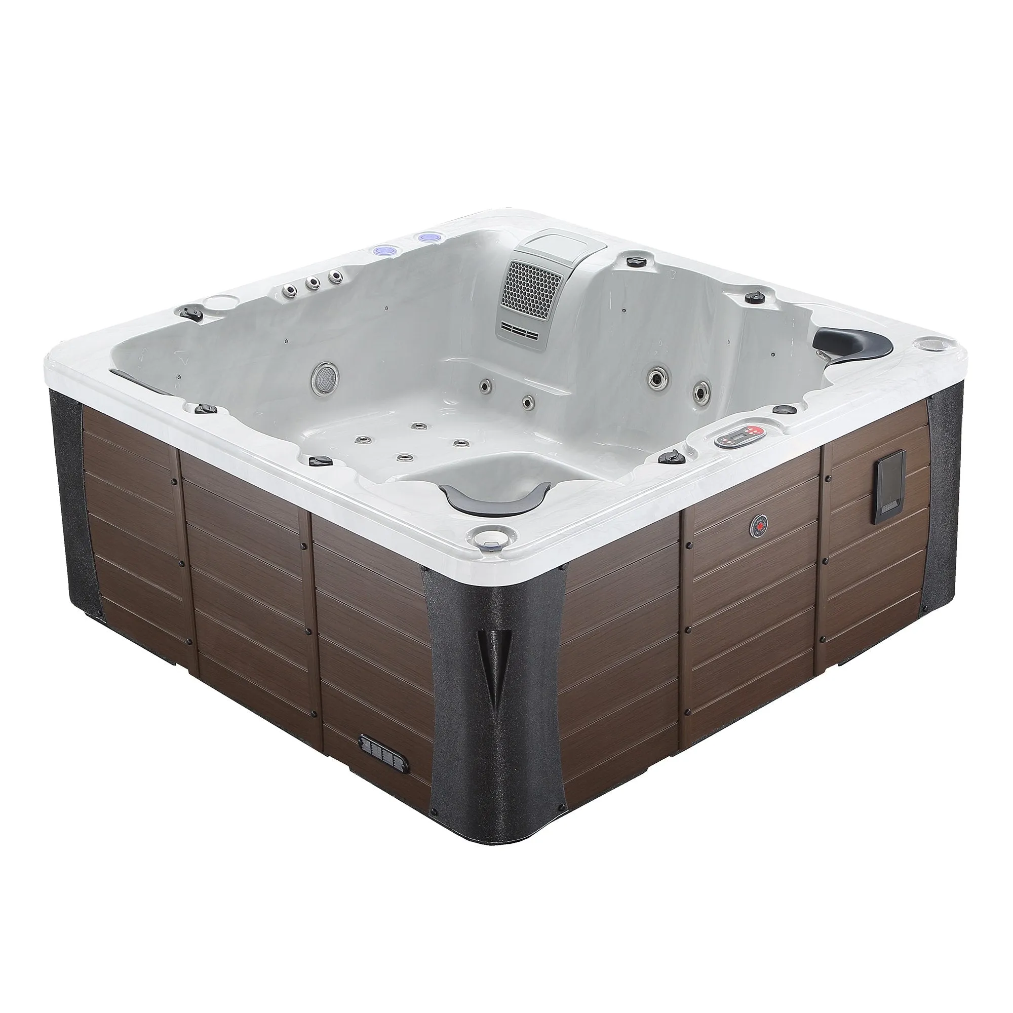 Erie AI Hot Tub | 6-Person 46-Jet | 213 x 213 cm