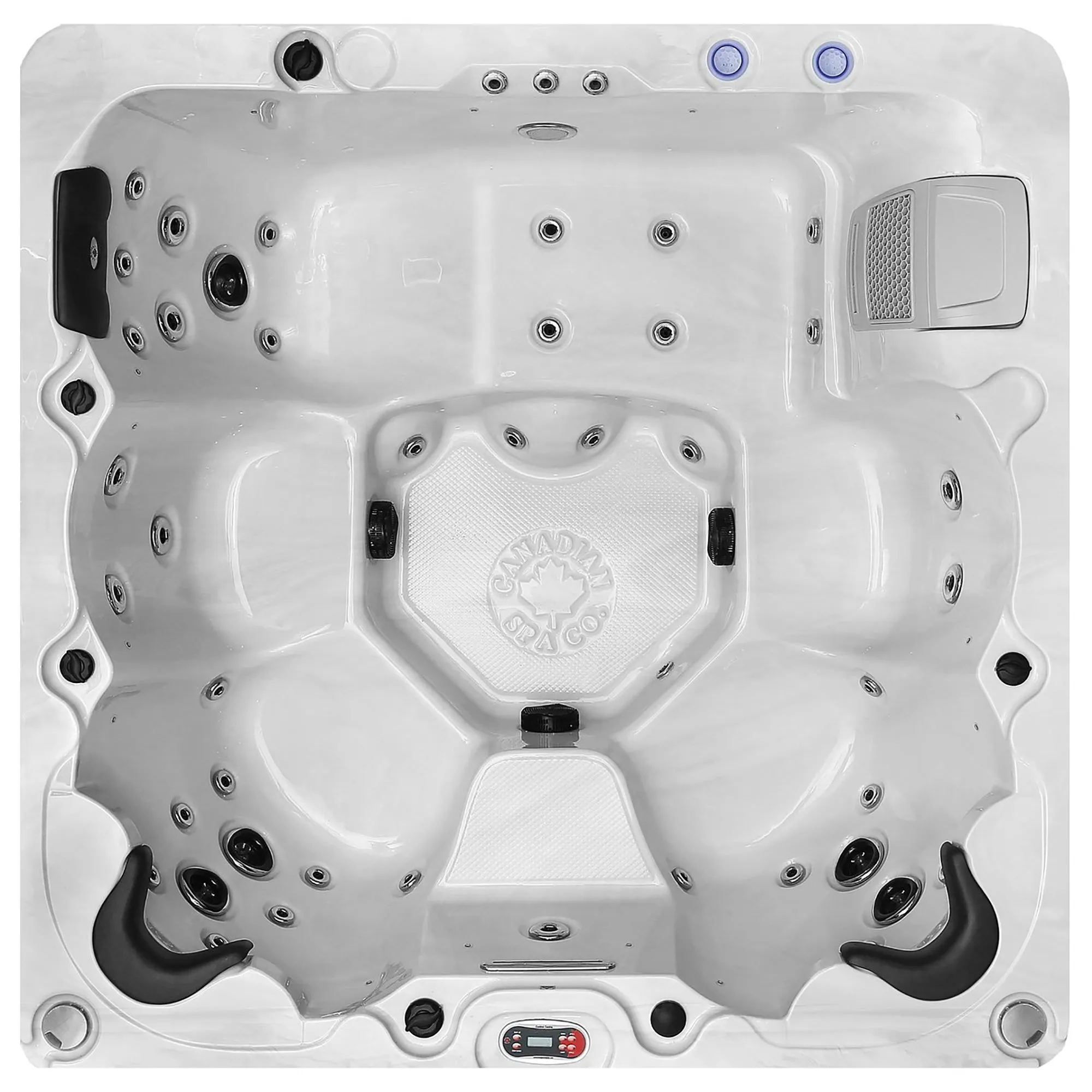 Erie AI Hot Tub | 6-Person 46-Jet | 213 x 213 cm