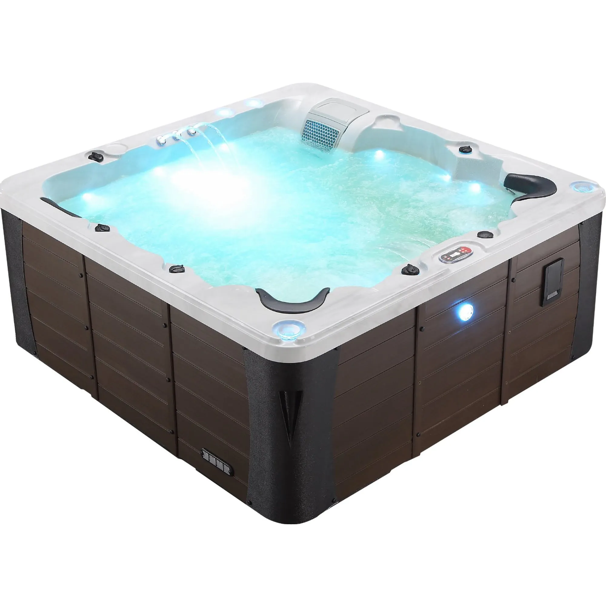 Erie AI Hot Tub | 6-Person 46-Jet | 213 x 213 cm