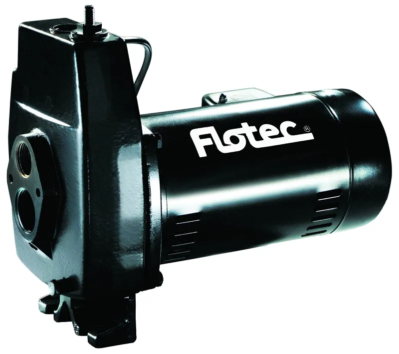 Flotec FP4222-08 Jet Pump, 6.1/12.2 A, 115/230 V, 0.75 hp, 1-1/4 in Suction, 1 in Discharge Connection, 100 ft Max Head :EA: QUANTITY: 1