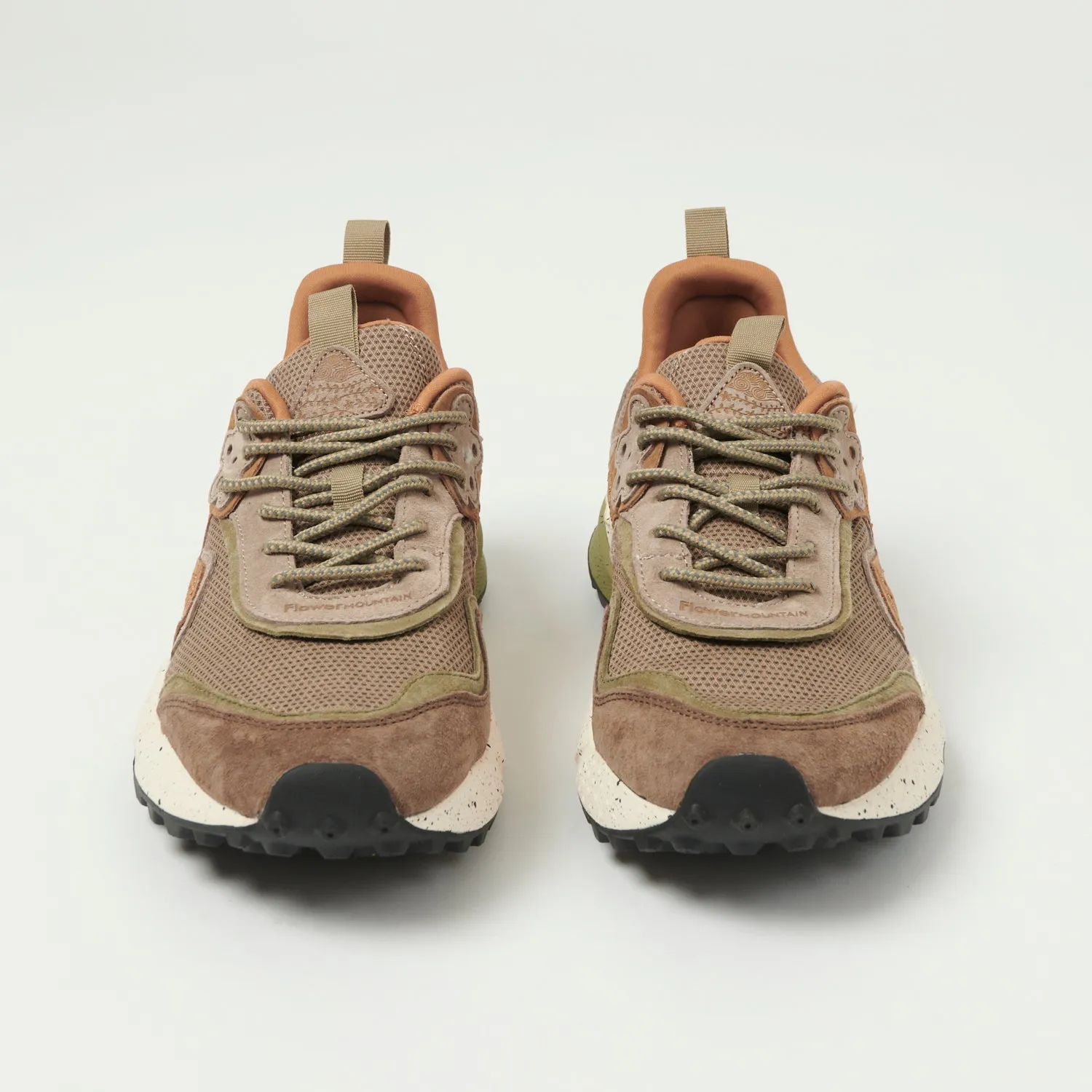 Flower Mountain 'Kotetsu Man' Suede/Nylon Net Sneaker - Brown Khaki