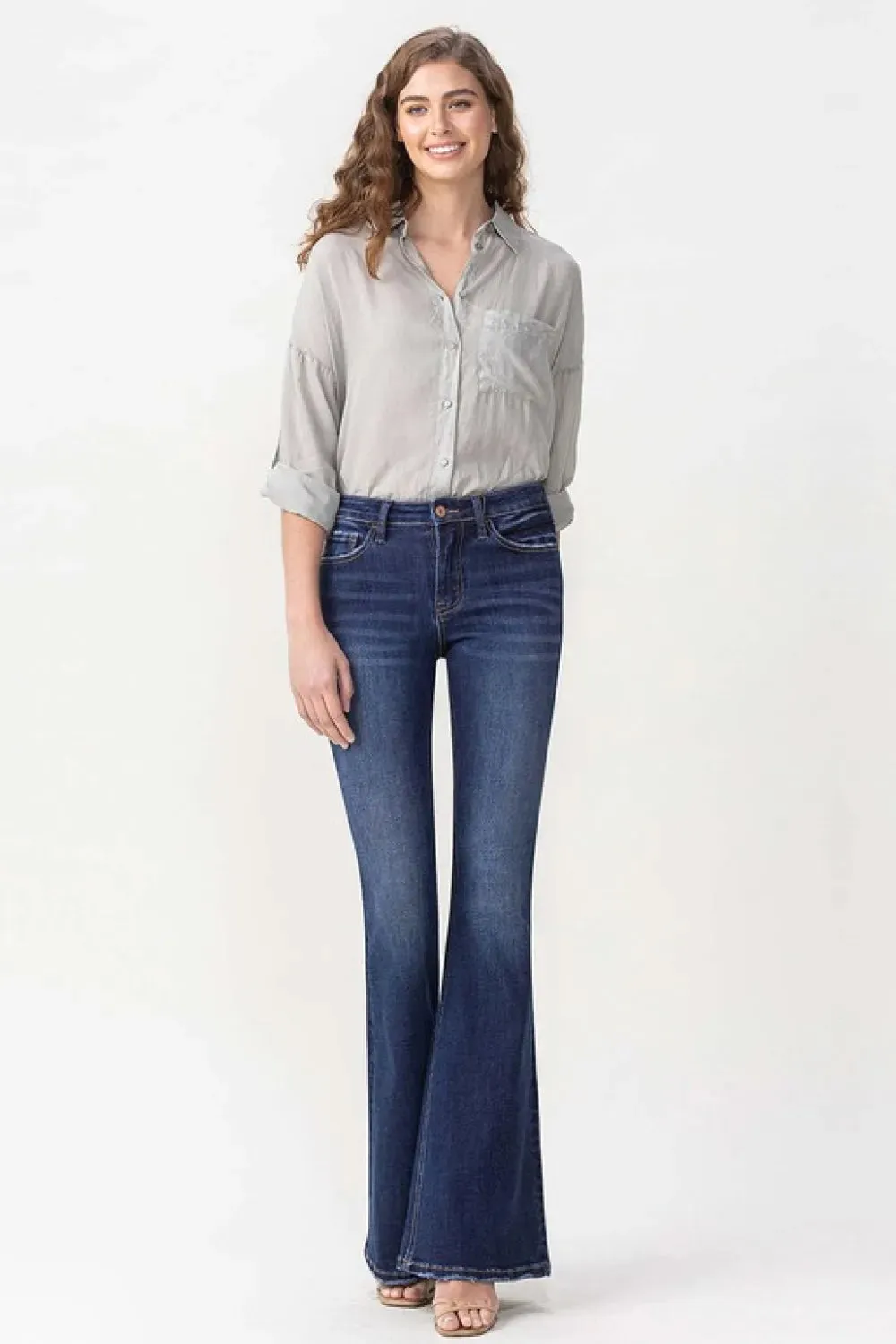 Full Size Joanna Midrise Flare Jeans