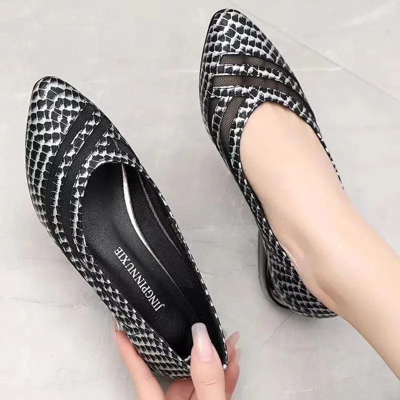 Genuine Leather Ladies Luxury Fashion Party Shoes