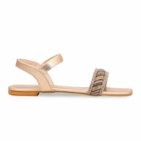 Golden Fancy Sandal FN6001