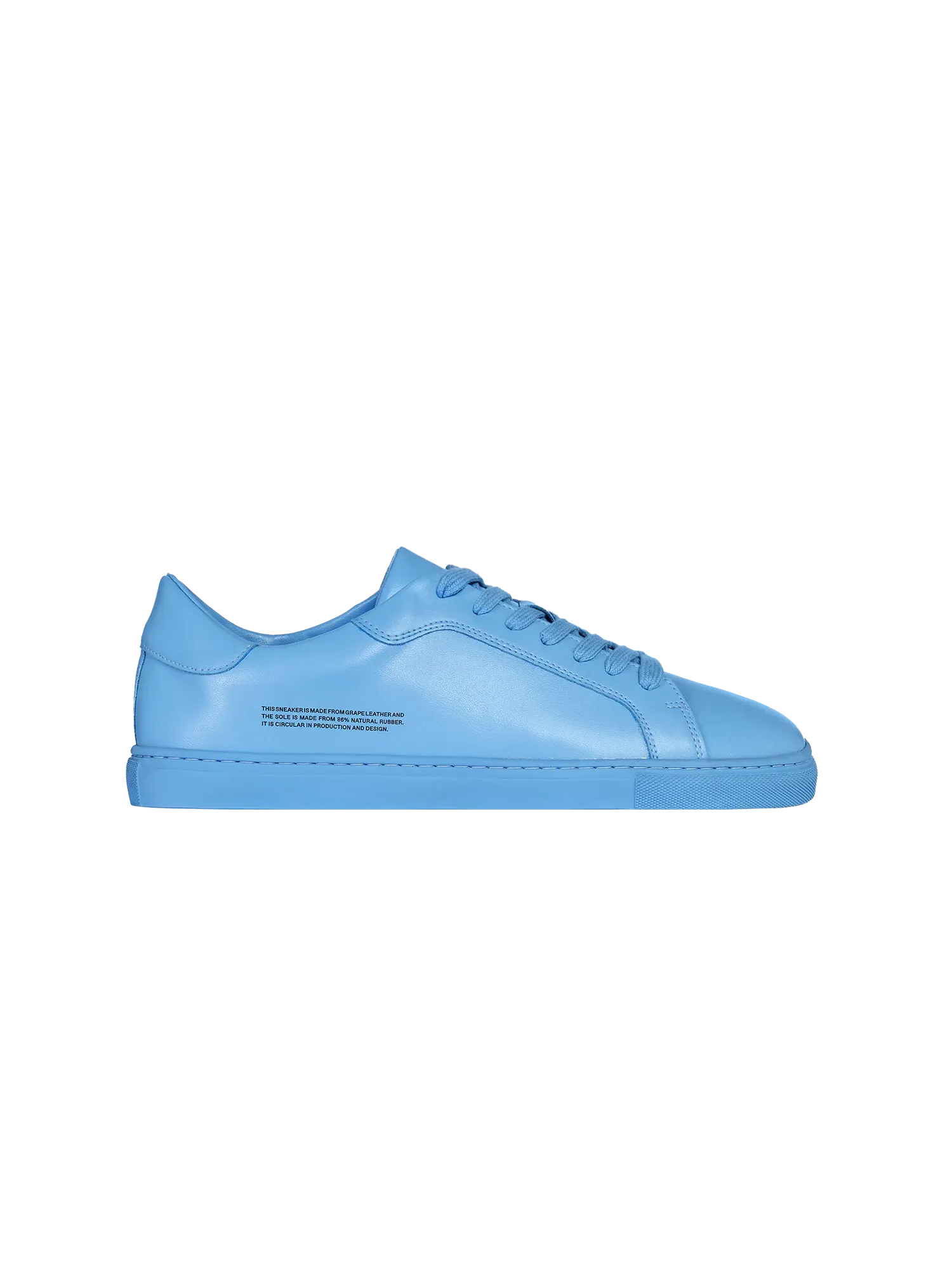 Grape Leather Sneakers—baby blue