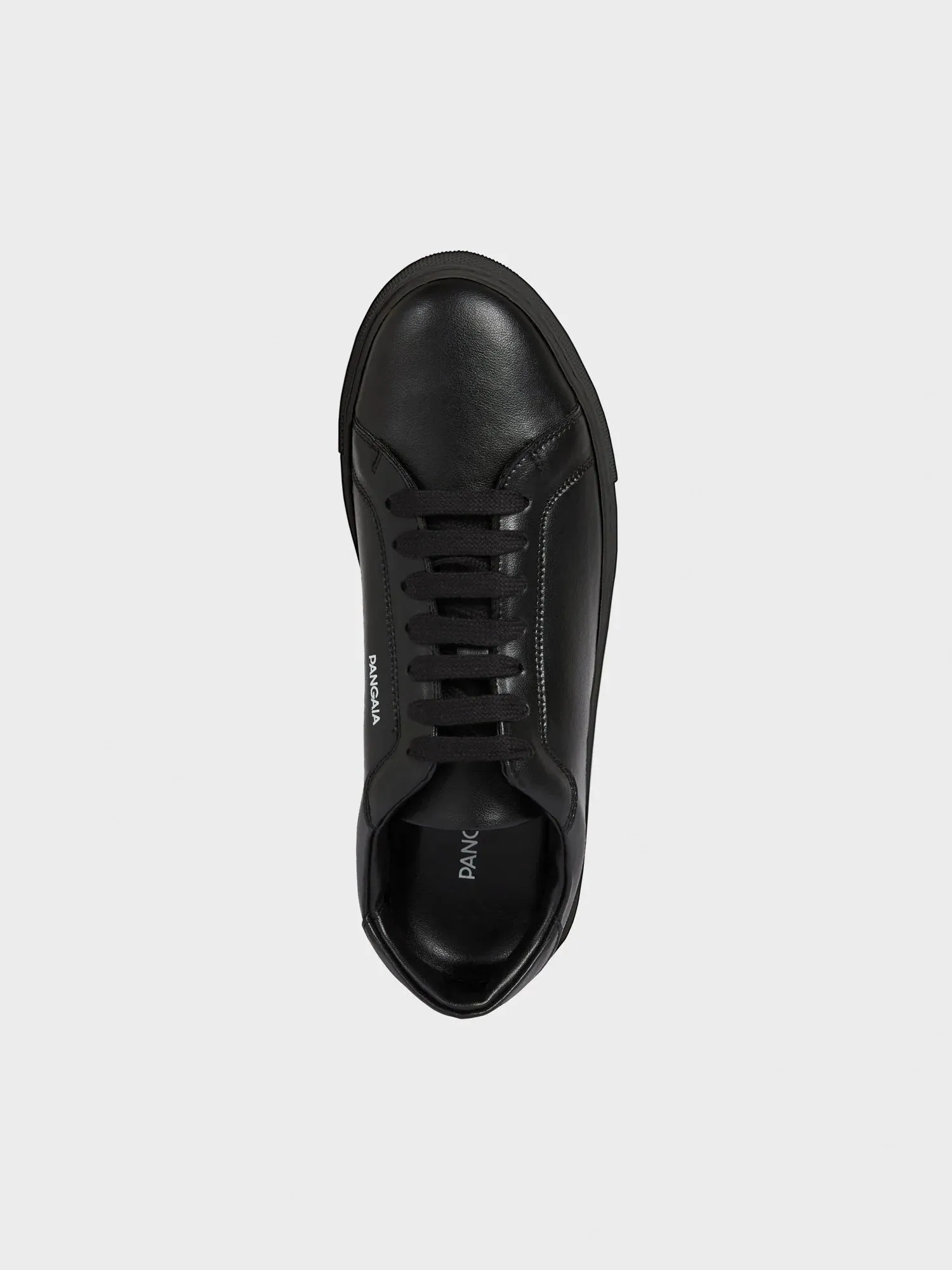 Grape Leather Sneakers—black