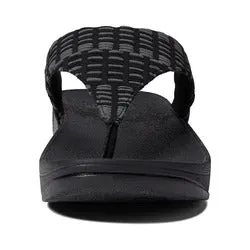 Lulu Art Denim Black Fitflop