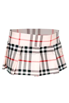 Margot Plaid Pleated Mini Skirt