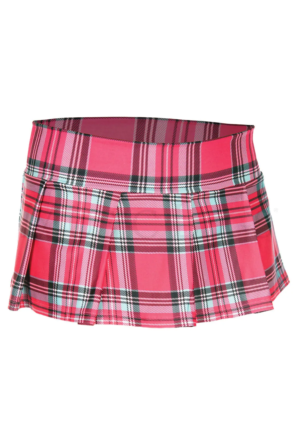 Margot Plaid Pleated Mini Skirt