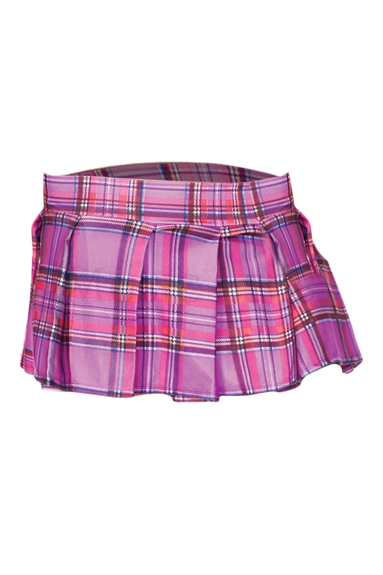 Margot Plaid Pleated Mini Skirt