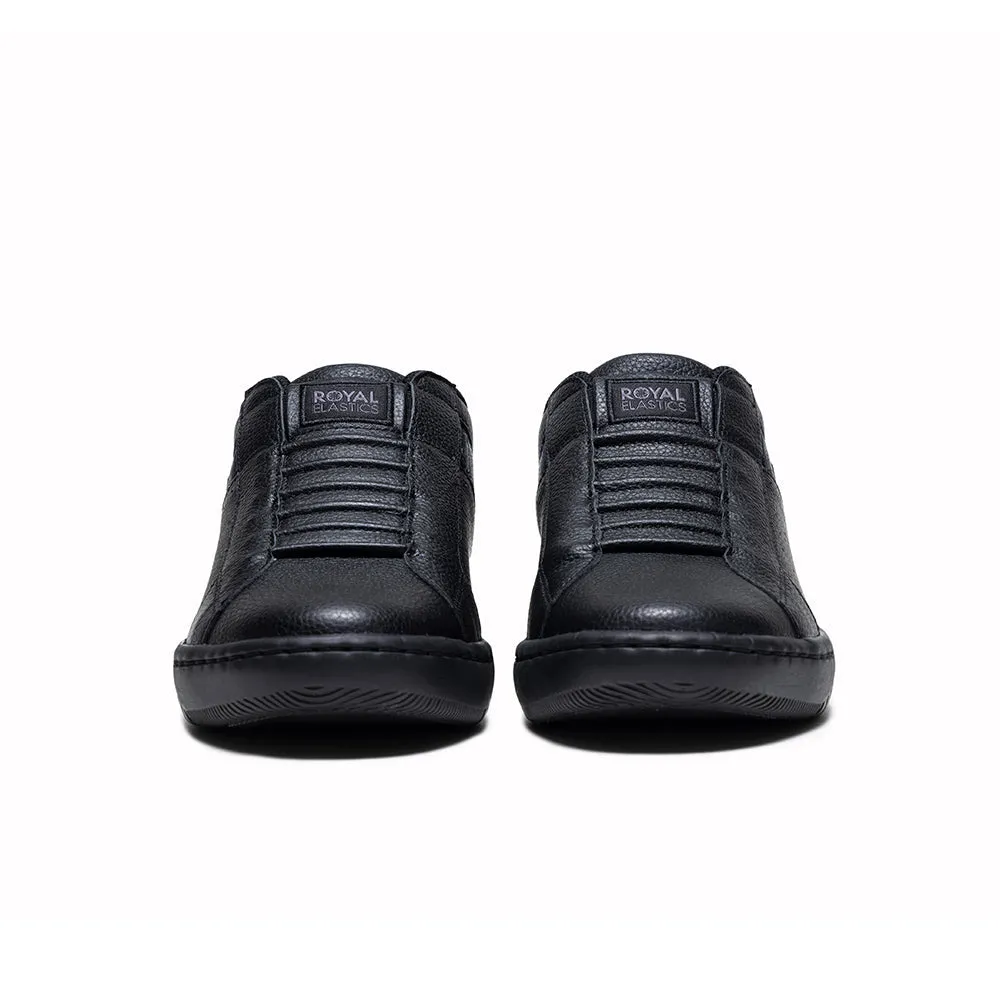 Men's Icon 2.0 Black Logo Leather Sneakers 06520-999