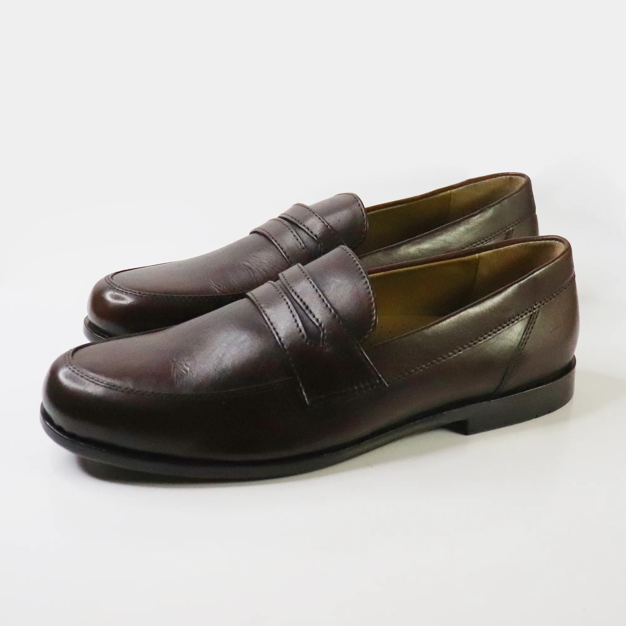 Men's Penny Lasted Genuine Leather Shoes Hand Crafted to perfection by renowned Mont Hawk Artisans. Loafers/Slip On