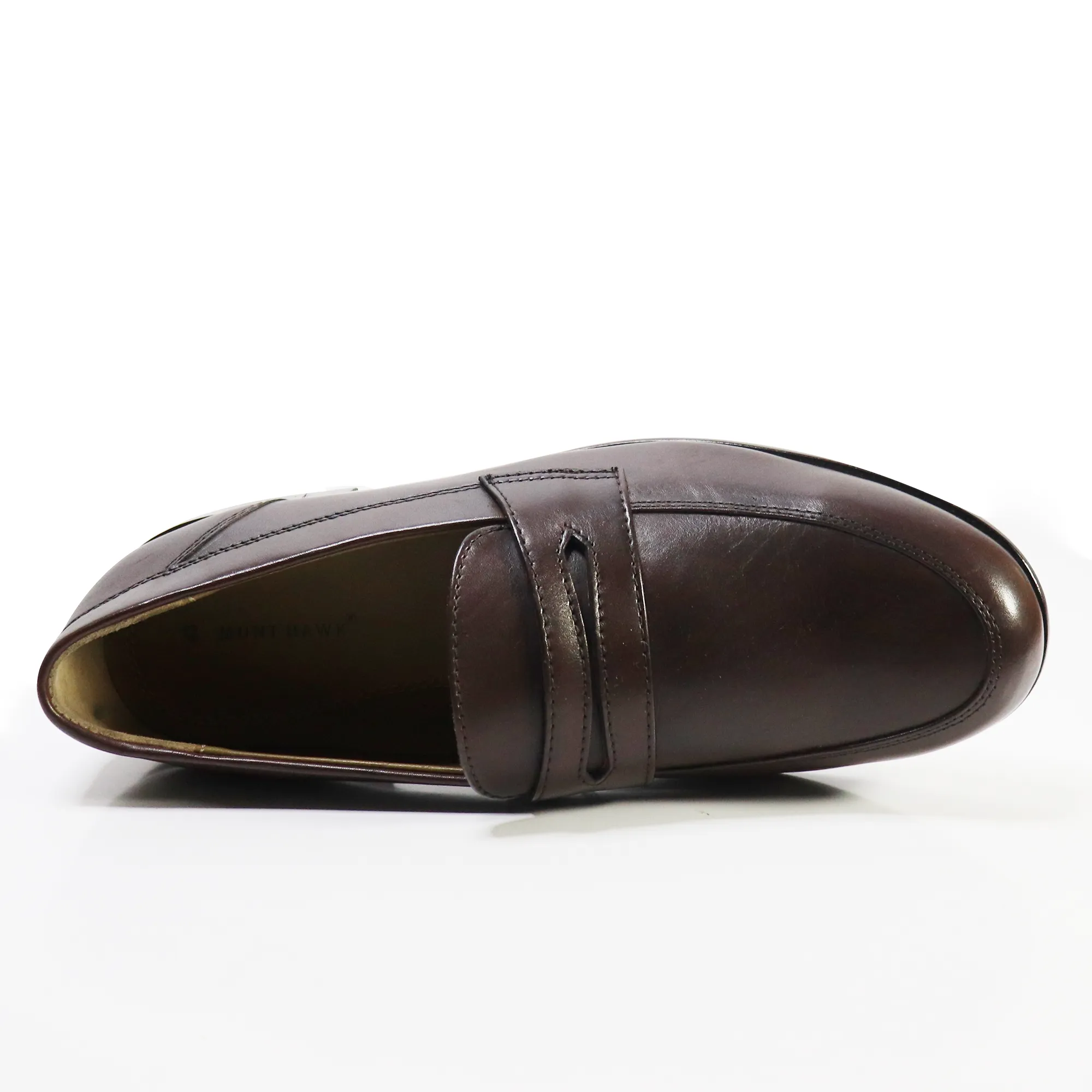 Men's Penny Lasted Genuine Leather Shoes Hand Crafted to perfection by renowned Mont Hawk Artisans. Loafers/Slip On