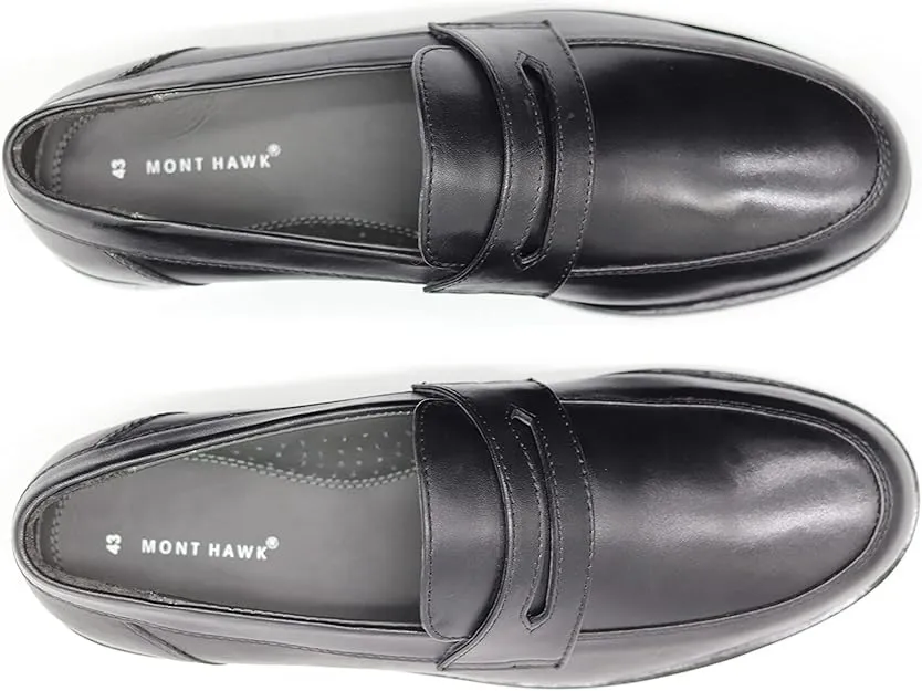 Men's Penny Lasted Genuine Leather Shoes Hand Crafted to perfection by renowned Mont Hawk Artisans. Loafers/Slip On