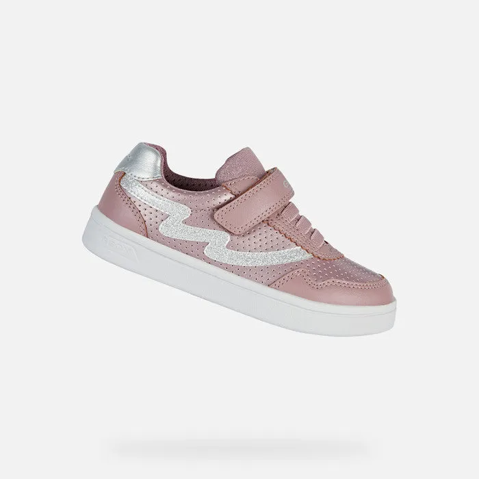 Metallic pink with silver sneaker J Djrock